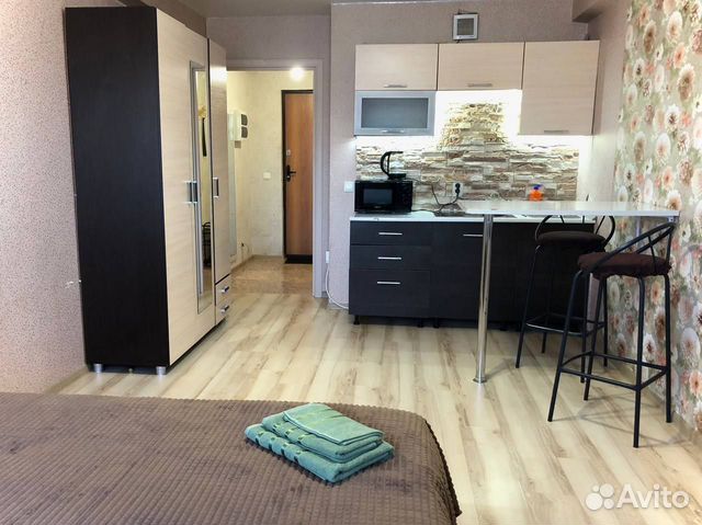 

Квартира-студия, 24 м², 2 кровати