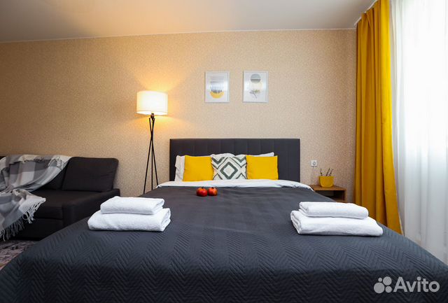 

1-к. квартира, 40 м², 2 кровати