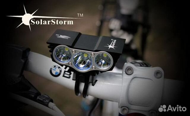Велофары Сверхяркие SolarStorm X2 X3 X5