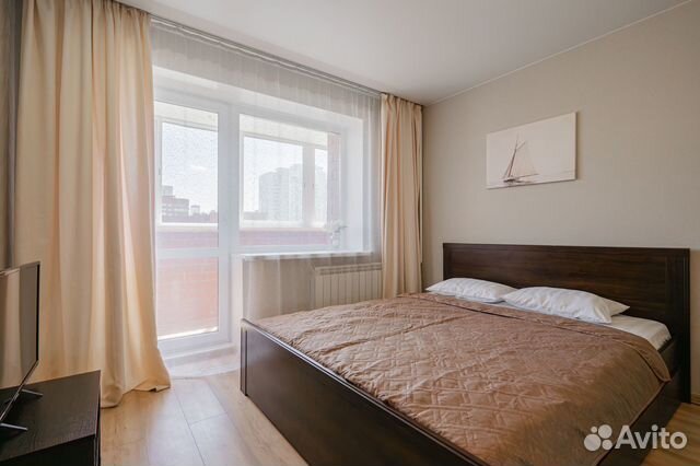 

1-к. квартира, 38 м², 2 кровати