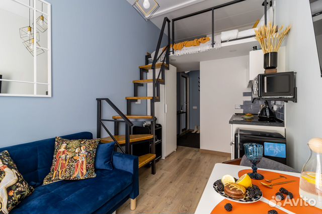 

Квартира-студия, 18 м², 2 кровати