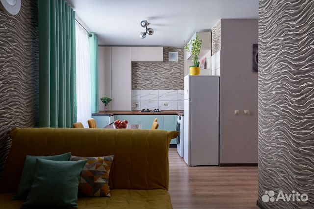 

1-к. квартира, 40 м², 2 кровати