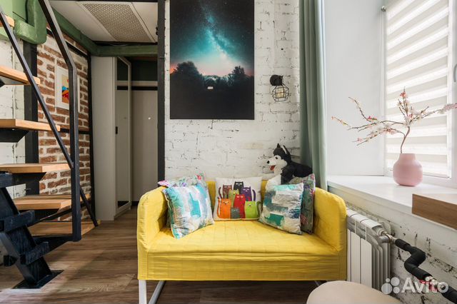 

Квартира-студия, 15 м², 1 кровать