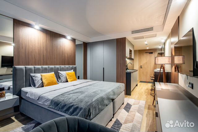 

Квартира-студия, 25 м², 1 кровать