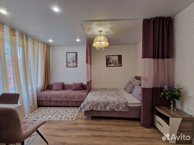 

Квартира-студия, 35 м², 2 кровати
