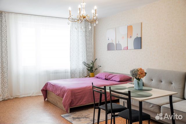 

Квартира-студия, 30 м², 2 кровати