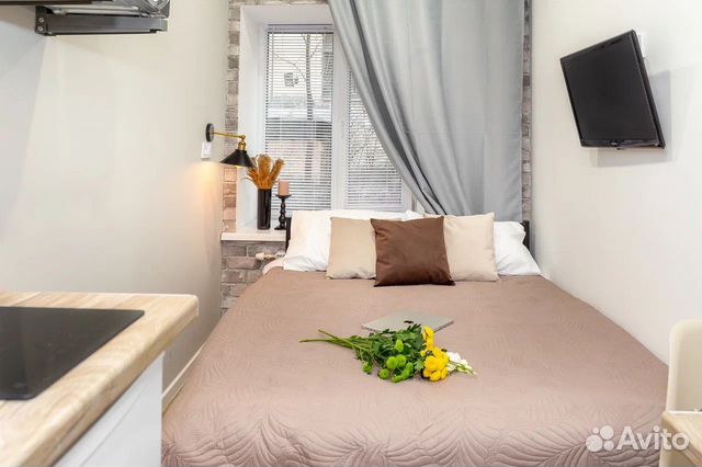 

Квартира-студия, 15 м², 1 кровать