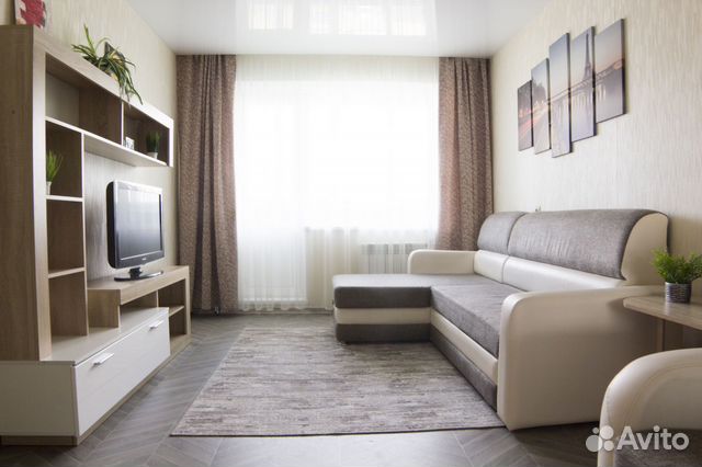 

1-к. квартира, 38 м², 2 кровати
