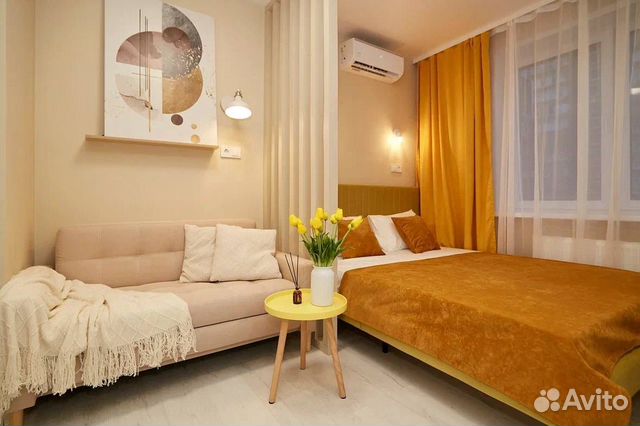 

Квартира-студия, 21 м², 2 кровати