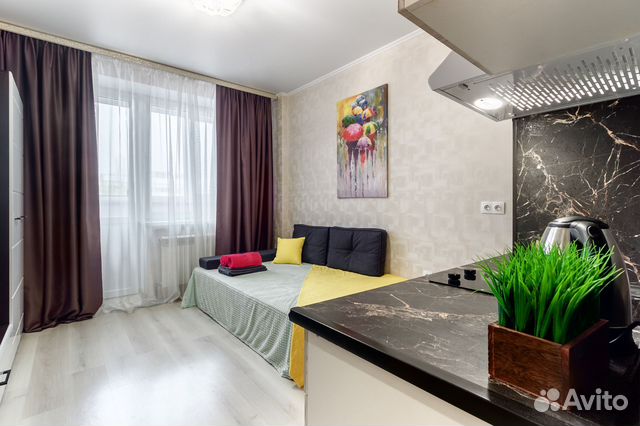 

Квартира-студия, 30 м², 1 кровать