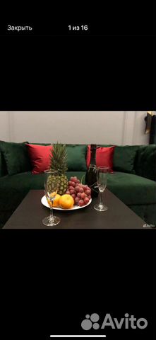 

Квартира-студия, 40 м², 2 кровати