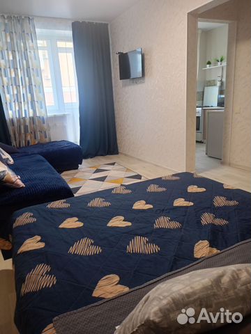 

1-к. квартира, 38 м², 2 кровати
