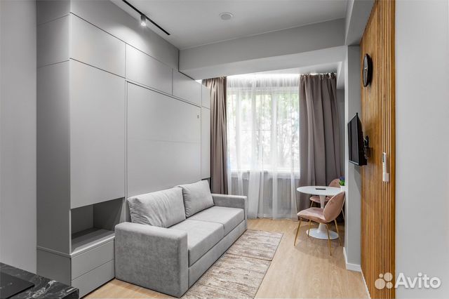 

Квартира-студия в апарт-отеле, 18 м², 1 кровать