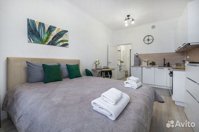 

Квартира-студия, 24 м², 2 кровати
