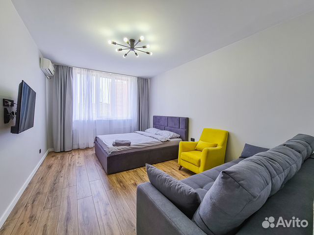 

1-к. квартира, 37,8 м², 2 кровати