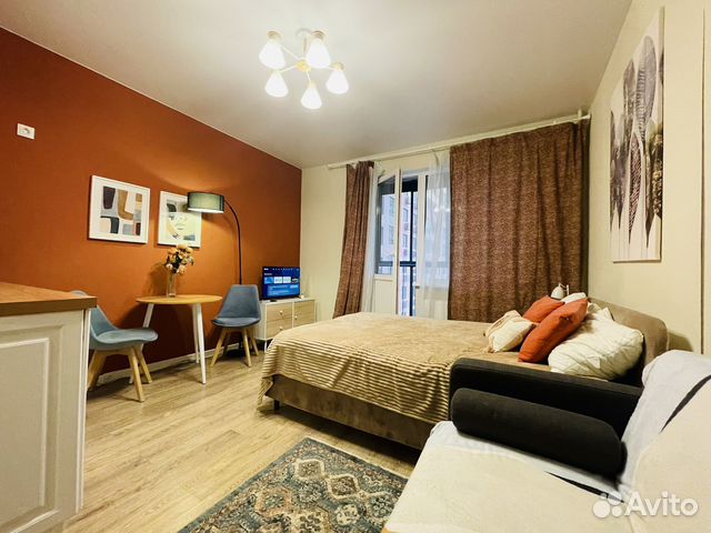

Квартира-студия, 25 м², 1 кровать