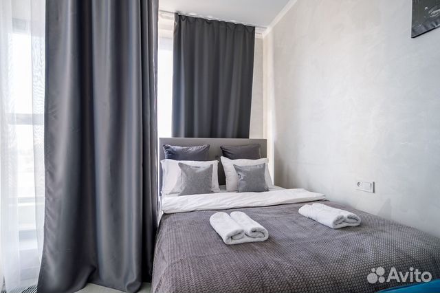 

Квартира-студия в апарт-отеле, 33 м², 2 кровати