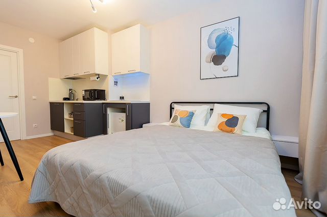 

Квартира-студия, 24 м², 2 кровати