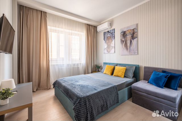 

1-к. квартира, 40 м², 2 кровати