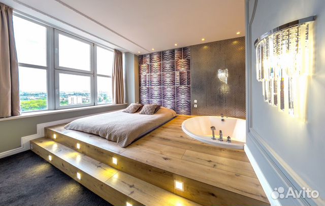

1-к. квартира, 54 м², 2 кровати