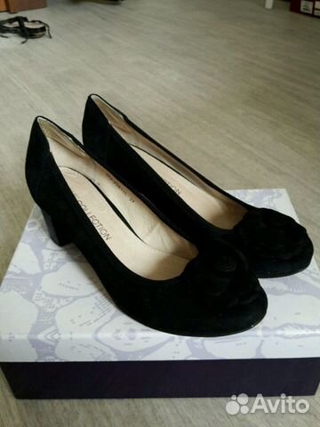 Туфли из натуральной замши 37 размер Туфли из натуральной замши 37 размер