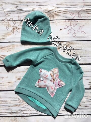 Новый Детский костюм из мягкого трикотажа 