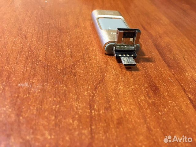 3 в 1 для iOS USB-пк microUSB флешка 64Gb новая
