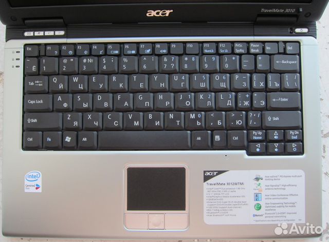Acer TravelMate 3012, 2 ядра, 2Gb. Экран 12.1 Acer TravelMate 3012, 2 ядра, 2Gb. Экран 12.1