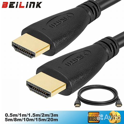 Hdmi-hdmi кабели v1.4, новые, разная длина Hdmi-hdmi кабели v1.4, новые, разная длина