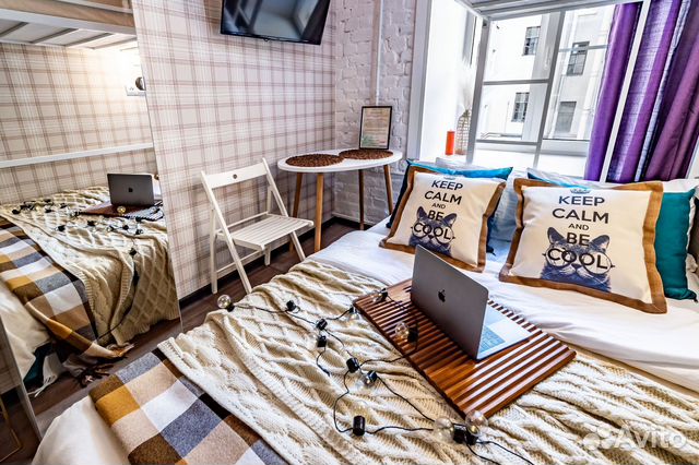 

Квартира-студия, 17 м², 2 кровати