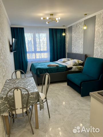 

Квартира-студия, 35 м², 2 кровати