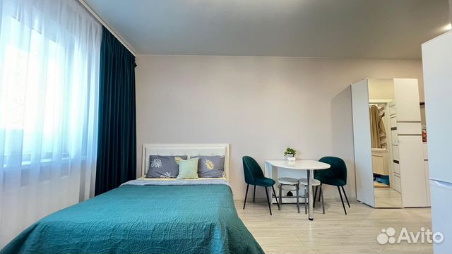 

Квартира-студия, 35 м², 2 кровати