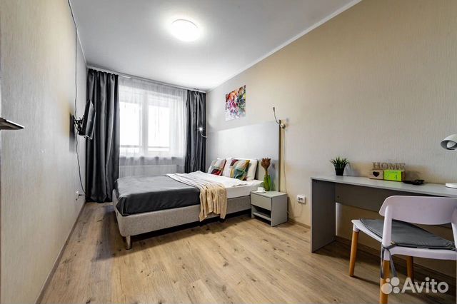 

1-к. квартира, 43 м², 2 кровати