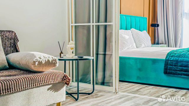 

1-к. квартира, 45 м², 2 кровати