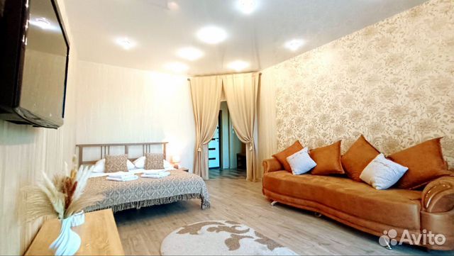 

1-к. квартира, 44 м², 2 кровати