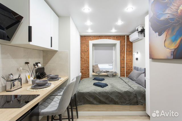 

Квартира-студия, 13 м², 1 кровать
