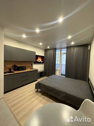 

Квартира-студия, 27 м², 1 кровать