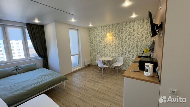 

Квартира-студия, 28 м², 2 кровати