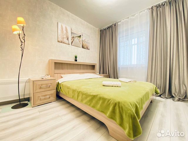 

1-к. квартира, 40 м², 3 кровати