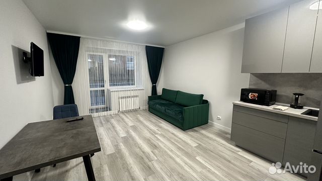 

Квартира-студия, 28 м², 1 кровать