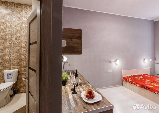 

Квартира-студия, 25 м², 1 кровать