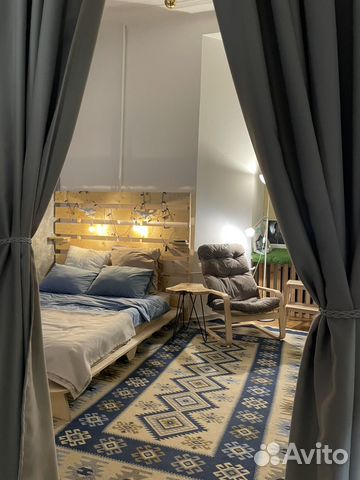 

Квартира-студия, 40 м², 2 кровати