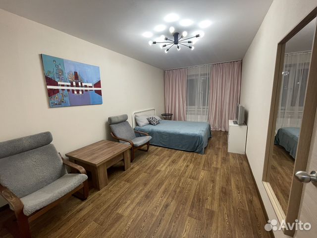 

1-к. квартира, 38 м², 2 кровати