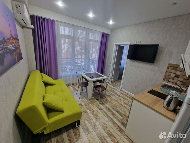 

1-к. квартира, 30 м², 2 кровати