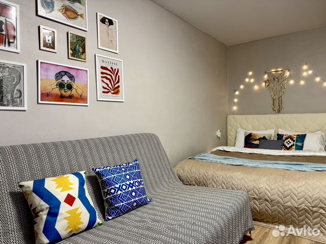 

1-к. квартира, 37 м², 2 кровати
