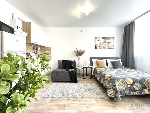 

Квартира-студия, 26 м², 2 кровати