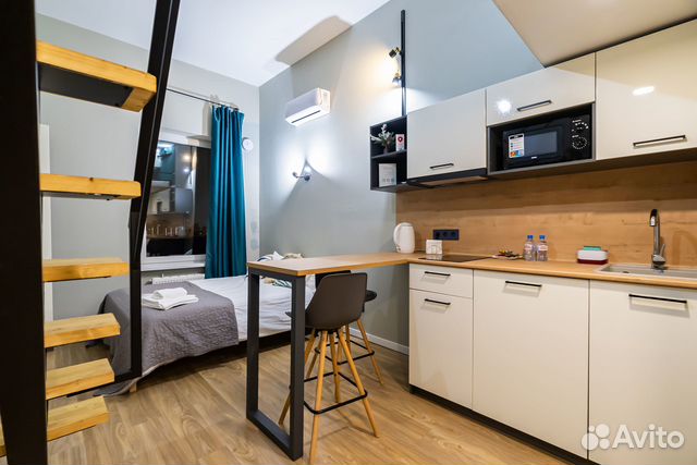 

Квартира-студия, 20 м², 2 кровати