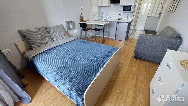 

Квартира-студия, 29 м², 2 кровати