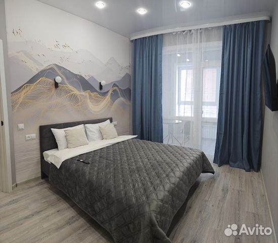 

1-к. квартира, 45 м², 2 кровати