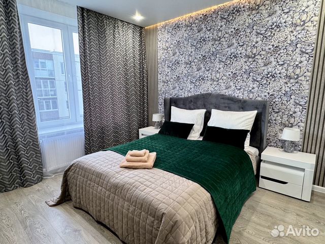 

1-к. квартира, 41 м², 2 кровати